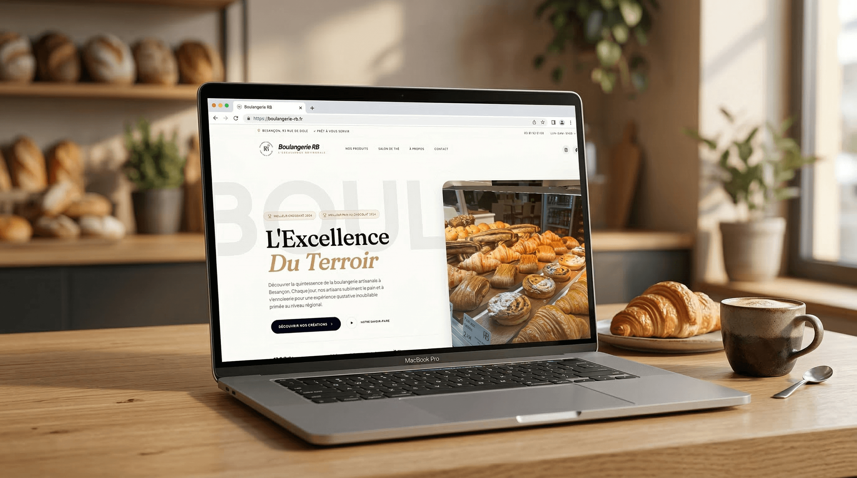 Boulangerie RB – Site vitrine