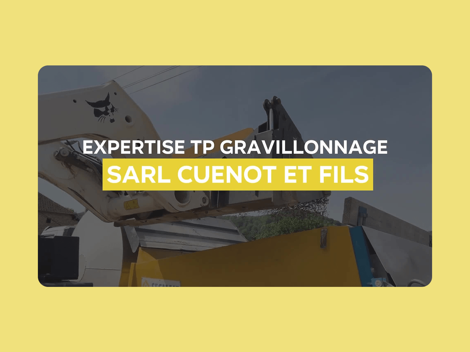 Cuenot & Fils – Gravillonage