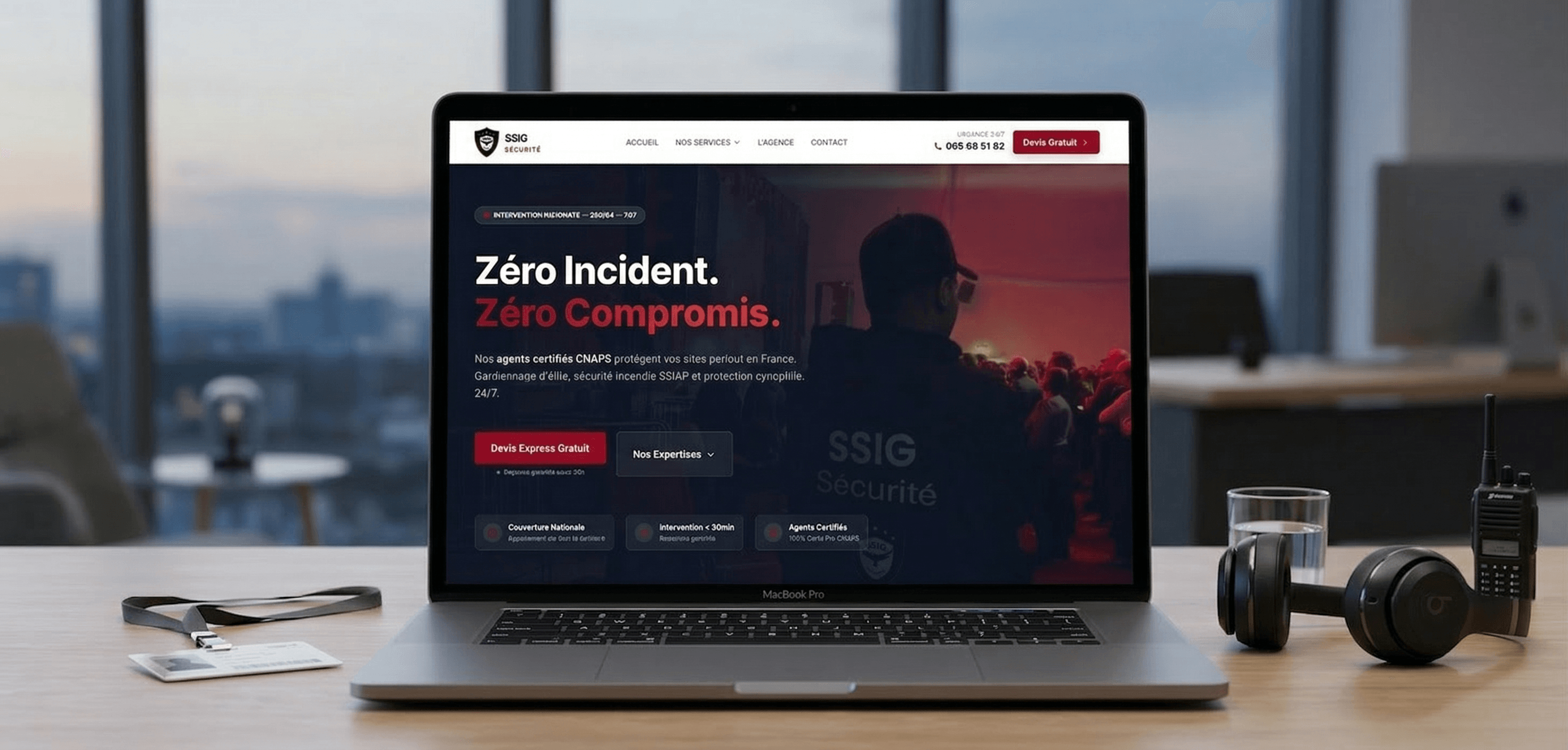 SSIG Sécurité – Site vitrine
